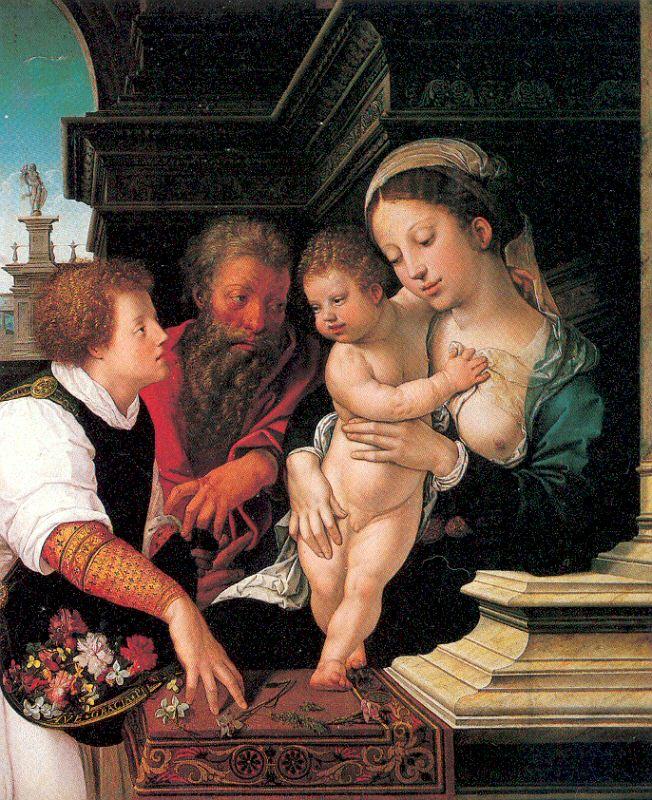 Orlandi, Deodato The Holy Family France oil painting art